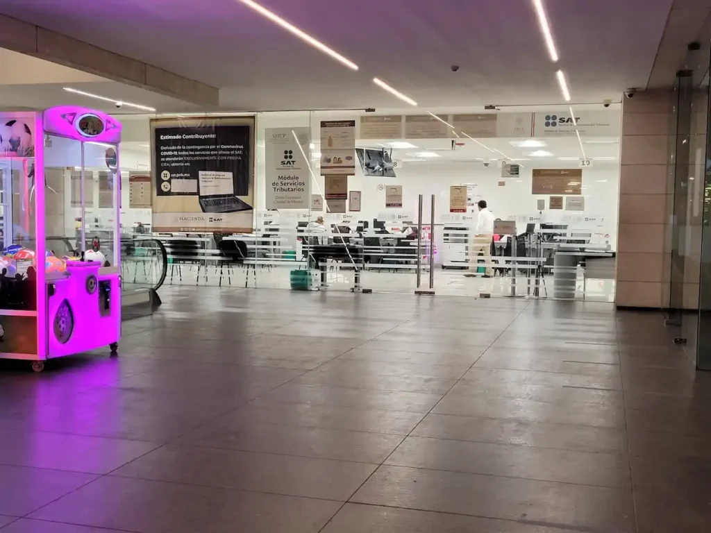 Fachada de la oficina SAT en Alcaldía Coyoacán