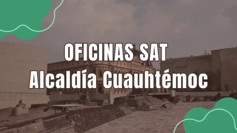 Oficinas SAT SAT Alcaldía Cuauhtémoc