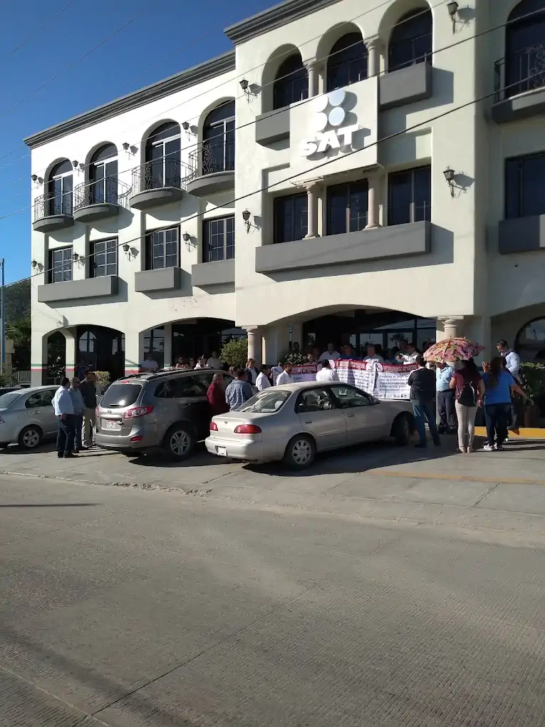 Fachada de la oficina SAT en Cabo San Lucas