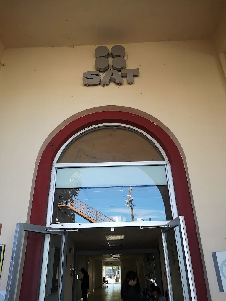 Fachada de la oficina SAT en Piedras Negras